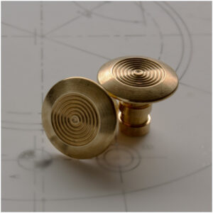 FF-BCIGTS Brass Circular Grooved Tactile Stud