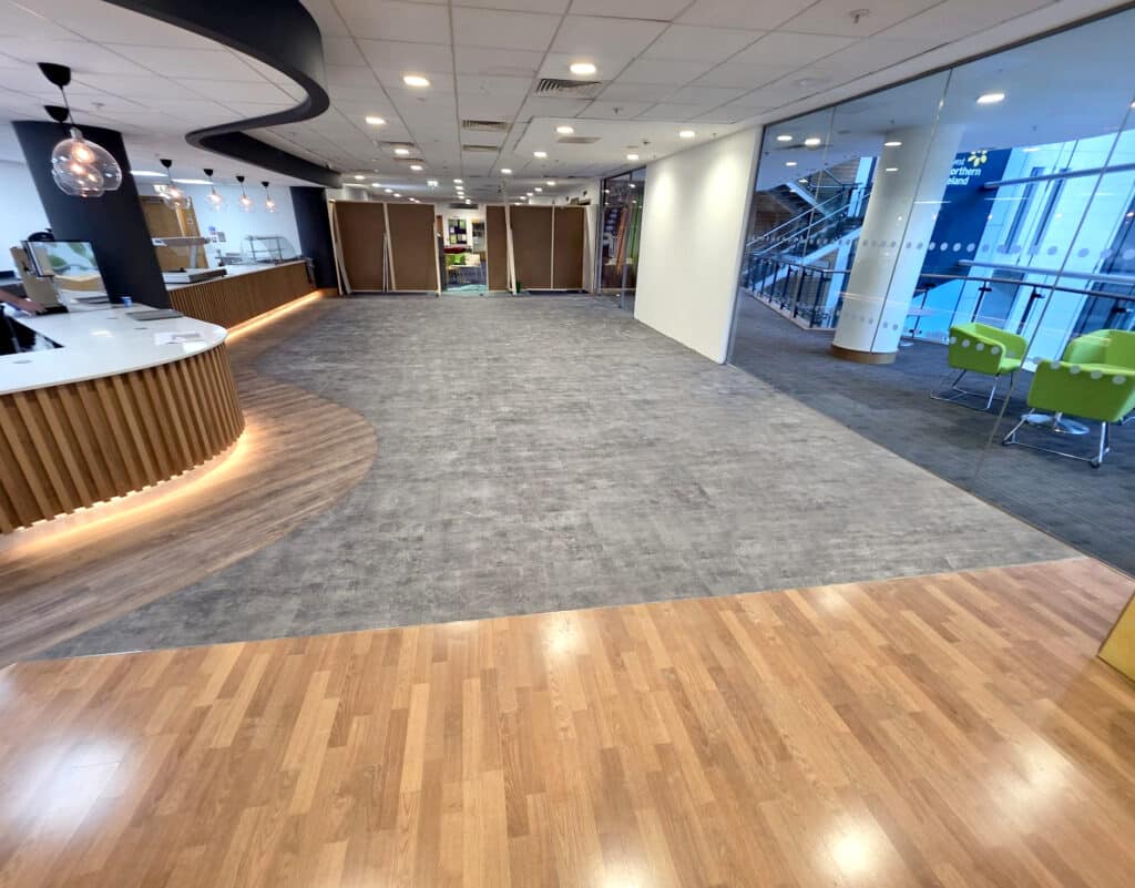 Image of Facility Flooring project at Invest Northern Ireland Building in Belfast